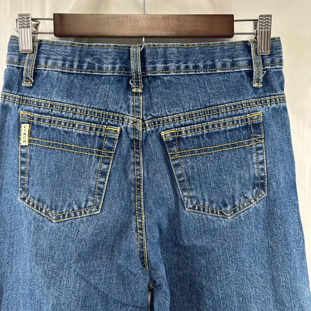 Cinch Jeans Boys Size 16R Blue Medium Wash Straight Leg Western Denim 27x31